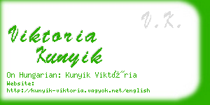 viktoria kunyik business card